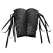 Sportsheets - Lace Corset Cuffs - Black photo