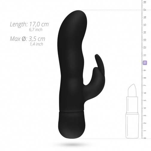 Easytoys - 疯狂兔子震棒 - 黑色 照片