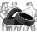 TOF - 3 Piece Silicone Cock Ring Set - Black photo-2