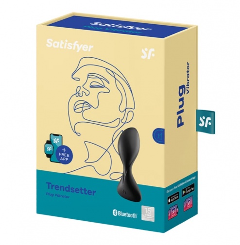 Satisfyer - Trendsetter 電動後庭塞 - 黑色 照片