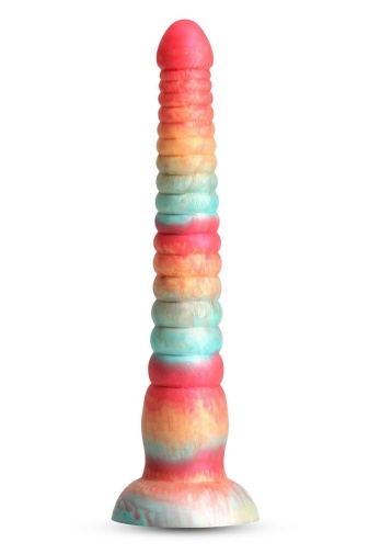 NS Novelties - Colours Stacked  9" 彩色渐层假阳具 - 红/金色 照片