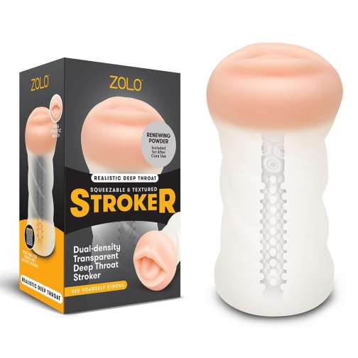 Zolo - 深喉款 可挤压透明飞机杯 照片