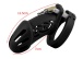 FAAK - Silicone Chastity Cage 113 - Black photo-6