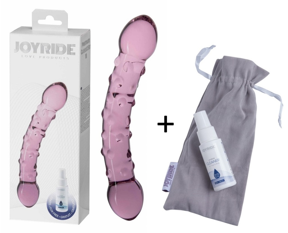 An elegant, high-quality series of handmade glass toys (... Joyride - Premium GlassiX Dildo No.18 - Pink photo-2