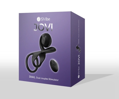 SVibe - Snail Jovi Couples Ring - Black 照片