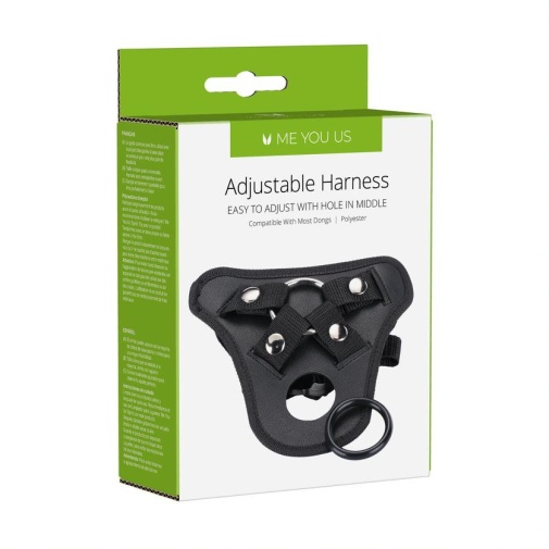 Me You Us - Adjustable Harness - Black 照片