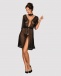 Obsessive - Lucita Peignoir - Black - S/M photo-3