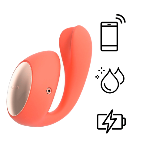 Lelo - Ida Wave 藍牙APP控制G點&陰蒂雙點情侶共震按摩器 - 橙色 照片