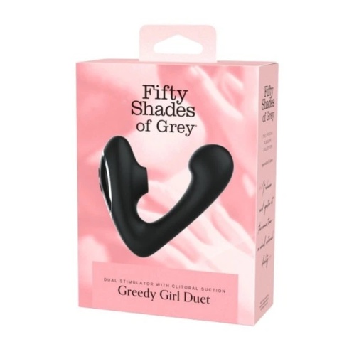 Fifty Shades of Grey – Greedy Girl Duet Vibrator - Black 照片