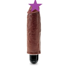 King Cock - Cock 6″ Vibro Stiffy - Brown photo