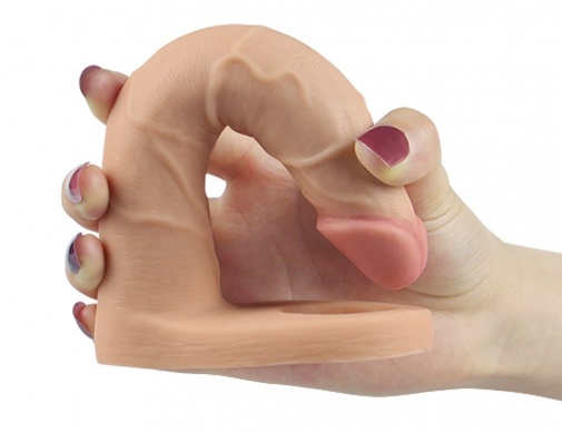 Lovetoy - 7" Ultra Soft Double Dildo - Flesh photo