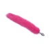 MT - Anal Plug S-size with Artificial Wool Tail - Red Rose photo