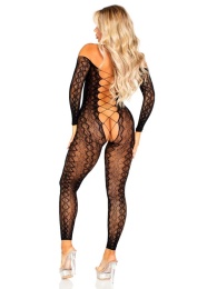 Leg Avenue - Flawless Vibes Python Bodystocking - Black photo