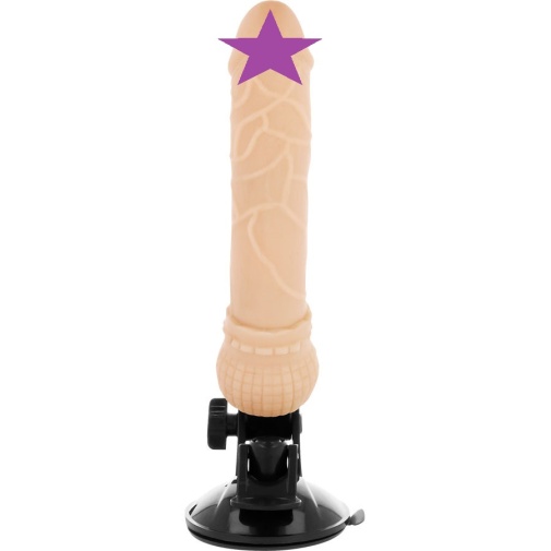 Basecock - 震动仿真假阳具 19.5cm - 肉色 照片