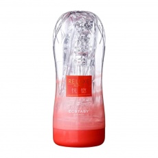 T-Best - Reluxe Alpha Ecstasy Soft Type Masturbator - Red photo