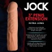 Jock - 3" 超長陰莖套 - 肉色 照片-5