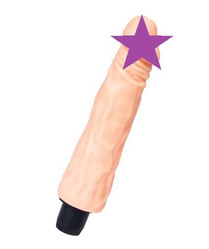 A-Toys - Hook Vibro Dildo 23cm - Flesh photo
