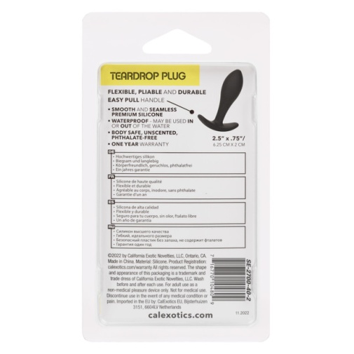 CEN - Boundless Teardrop Plug - Black photo
