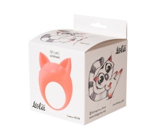 Lola Games - MiMi 狐猴形震动式阴茎环 - 橙色 照片