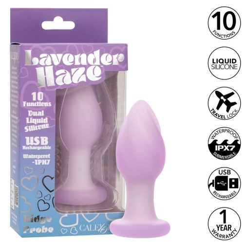 CEN - Lavender Haze 扭纹后庭震动器 - 紫色 照片