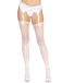 Leg Avenue - Daisy Dot Stockings - White photo