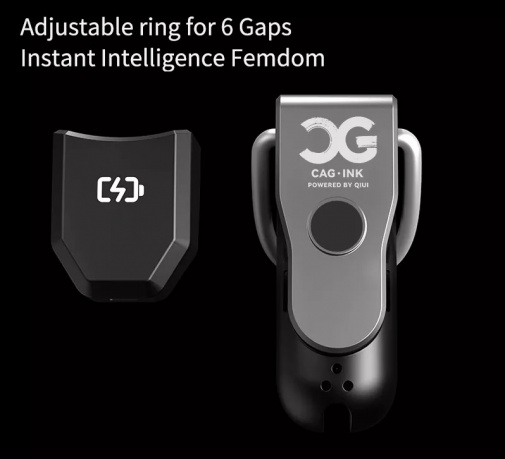 QIUI - APP Controlled Chastity Device M - Black photo