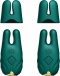 Zalo - Nave APP Vibro Nipple Clamps - Turquoise Green photo-3
