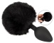 You2Toys - Fluffy Tail Plug M - Black 照片-7