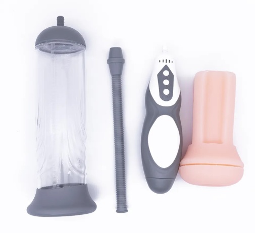 Canwin - Dildo Shape Pump Masturbator w Flesh Sleeve photo