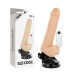 Basecock - 震动仿真假阳具 连阴囊  19.5cm - 肉色 照片-5