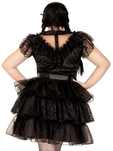 Leg Avenue - Raving Rebel Costume - Black - 1X-2X 照片
