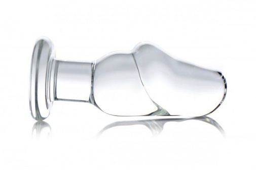 Prisms Erotic Glass - Asvini Penis Anal Plug - Clear photo