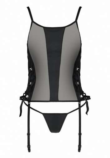 Passion - Malwia Corset - Black - S/M photo