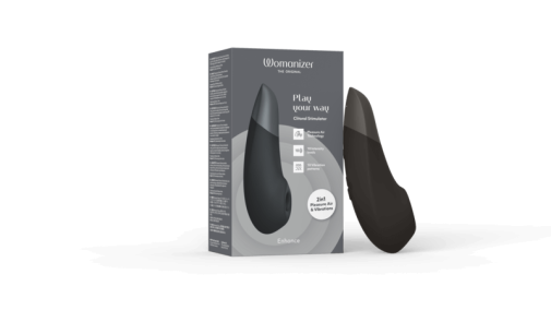 Womanizer - 增强版Pleasure Air & 深层震动 阴蒂刺激器 - 黑色 照片