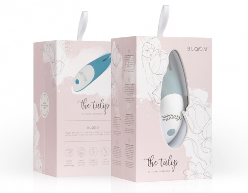 Bloom - Tulip Clitoris Vibrator - Blue photo