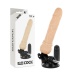 Basecock - 震动仿真假阳具 19.5cm - 肉色 照片-5