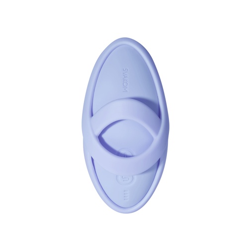 SVAKOM - Echo 2 APP Flexible Finger Vibrator - Sky Blue photo