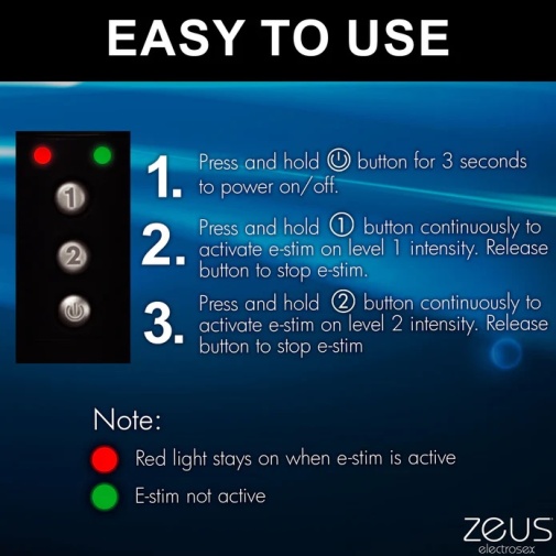 Zeus Electrosex - 電刺激馬鞭 - 黑色 照片
