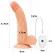 Lovetoy - 簡易穿戴式仿真震動陽具連陰囊 8.5" 照片-19