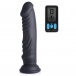 Zeus Electrosex - E-Stim Pro 5X 遥控电击震动仿真阳具 - 黑色 照片