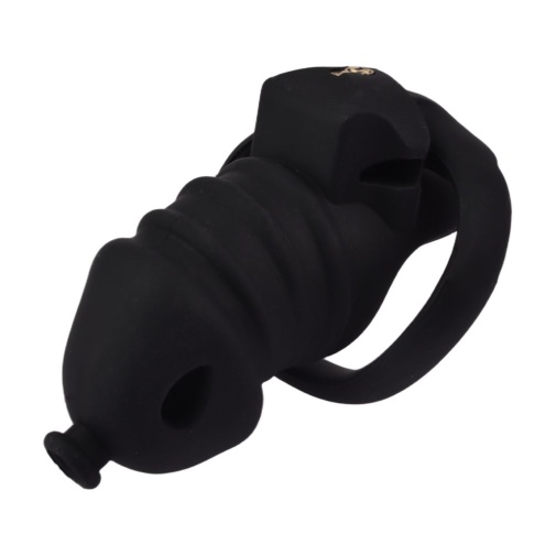 FAAK - Long Resin Chastity Cage - Black 照片