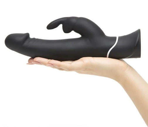 Happy Rabbit - Realistic Rabbit Vibrator - Black photo