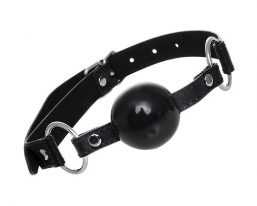 Anonymo - Ball Soft Gag - Black photo