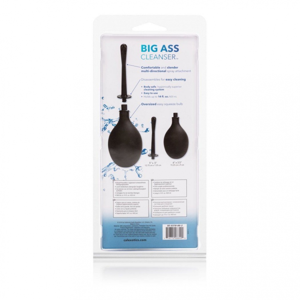Whether you’re a bashful beginner or an erotic expert, CalEx... CEN - Big Ass Cleanser - Black photo-5
