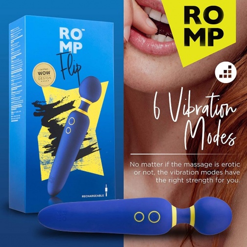 Romp - Flip 强力震动按摩棒 - 蓝色 照片