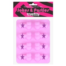 Lovetoy - Pecker Chocolate Ice Tray - Pink photo