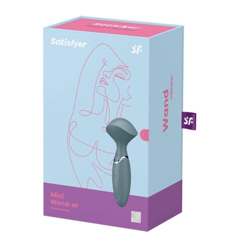 Satisfyer - 迷你奇蹟按摩棒 - 灰色 照片