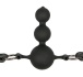 Easytoys - Triple Ball Pecker Gag - Black photo-2