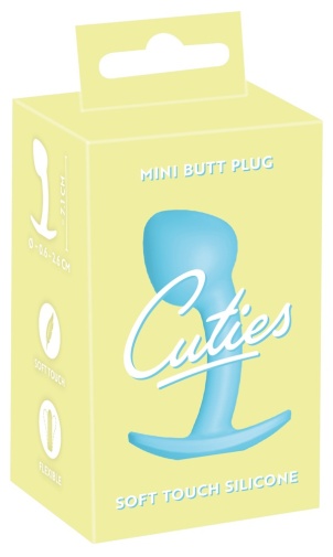 Cuties - 弧形迷你肛塞 - 蓝色 照片