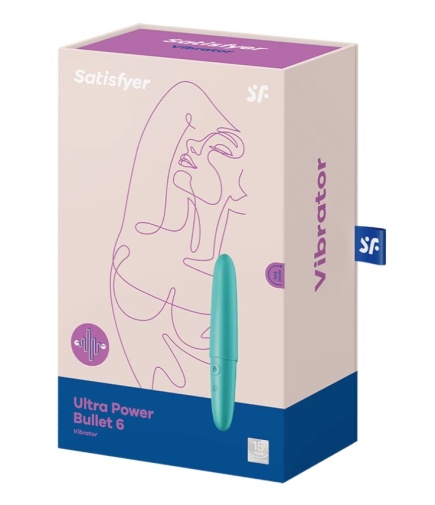 Satisfyer - 超强力子弹型震蛋 6 - 绿松石色 照片